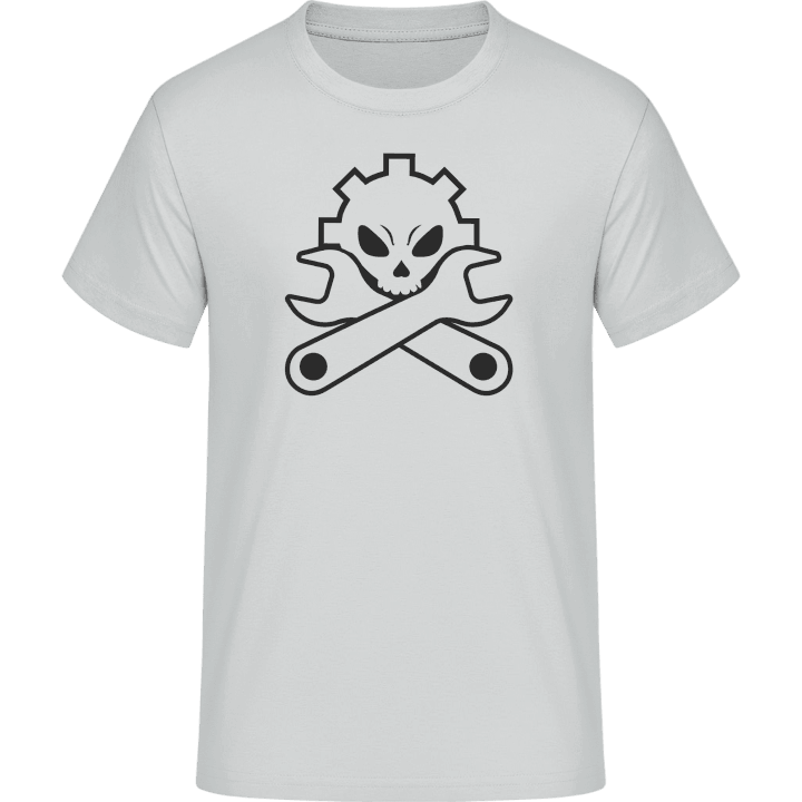 Mechanic Skull And Crossed Tools T-Shirt 0 image