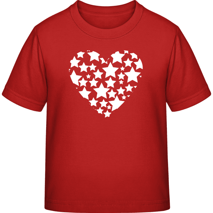 Stars in Heart T-skjorte for barn contain pic