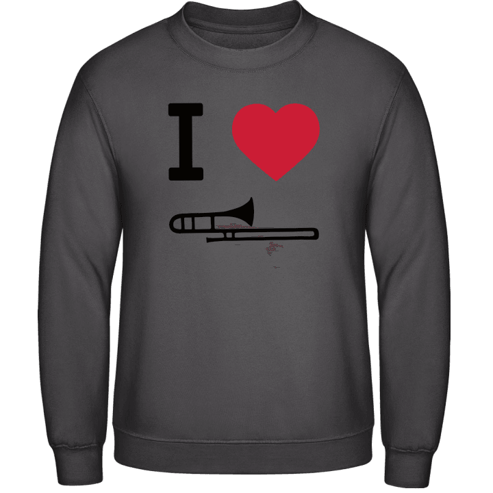 I Heart Trombone Sweatshirt contain pic