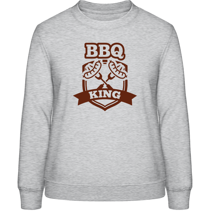 BBQ King Logo Frauen Sweatshirt contain pic
