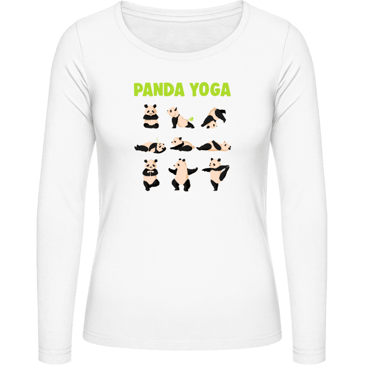 Panda Yoga T-shirt à manches longues pour femmes 0 image