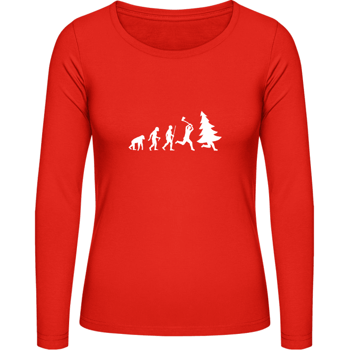 Christmas Tree Hunter Evolution Frauen Langarmshirt 0 image