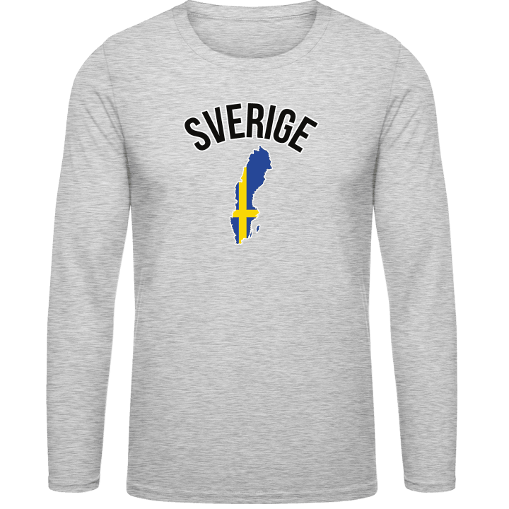 Sverige Map Shirt met lange mouwen 0 image