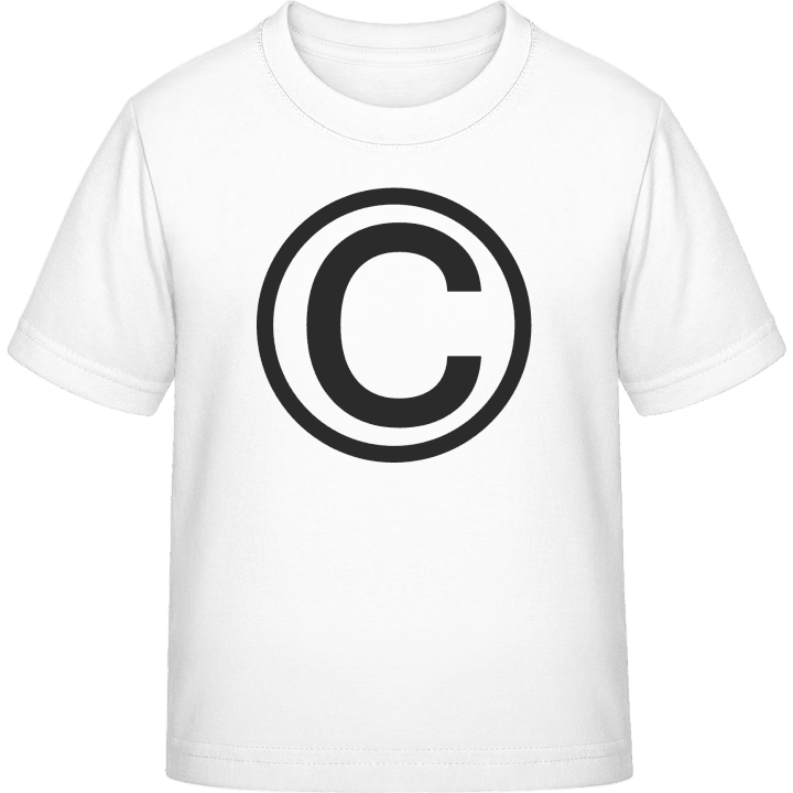 Copyright Kids T-shirt contain pic