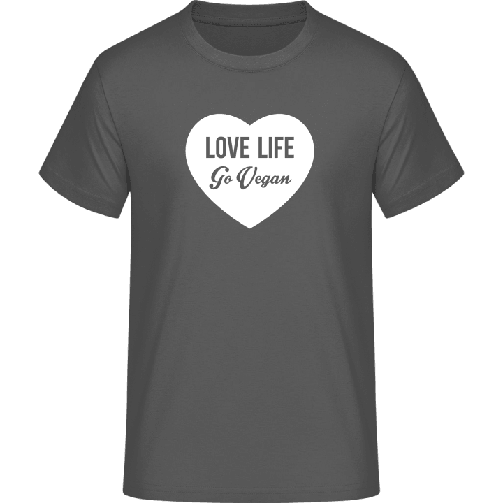 Love Life Go Vegan T-skjorte contain pic