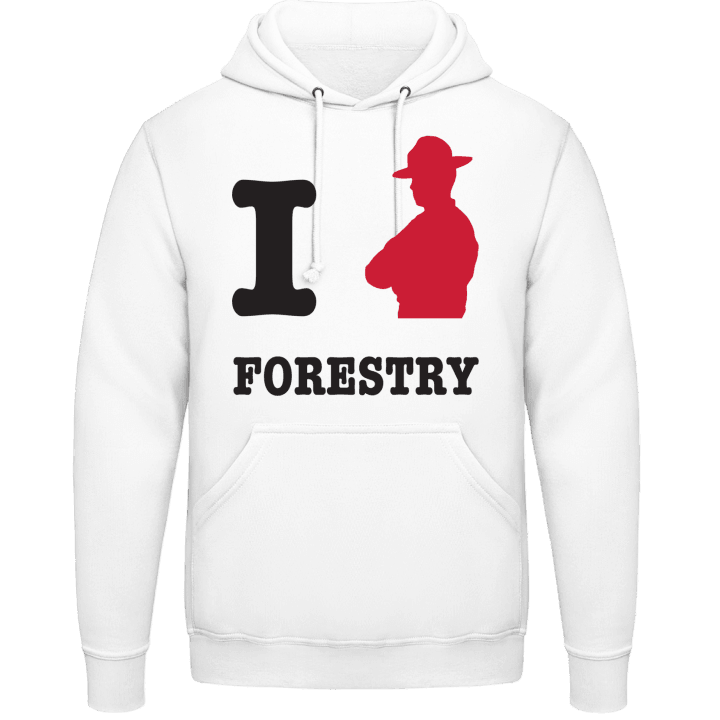 I Love Forestry Hoodie contain pic