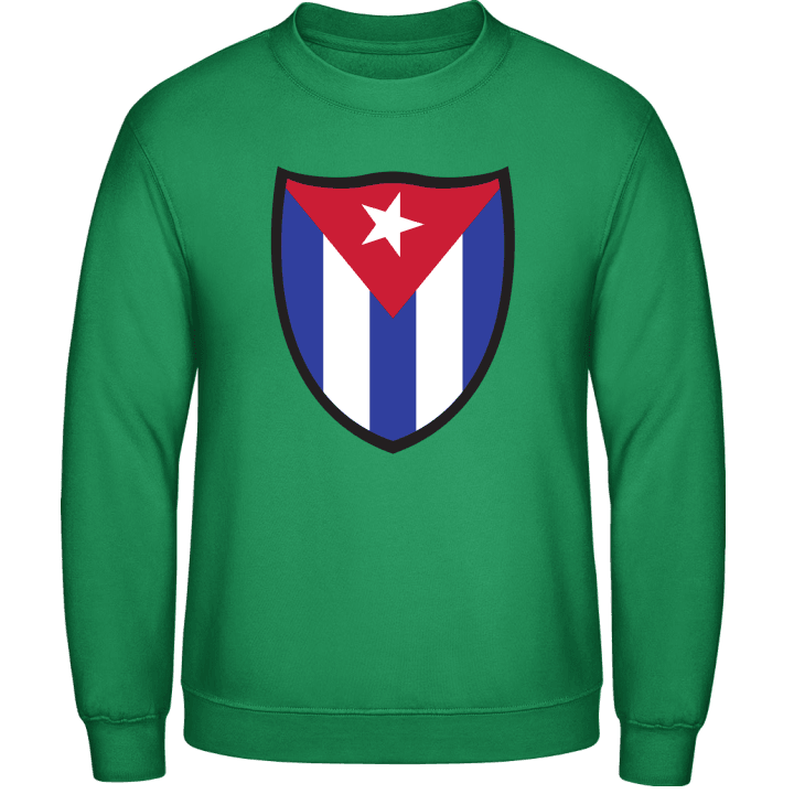 Cuba Flag Shield Tröja contain pic