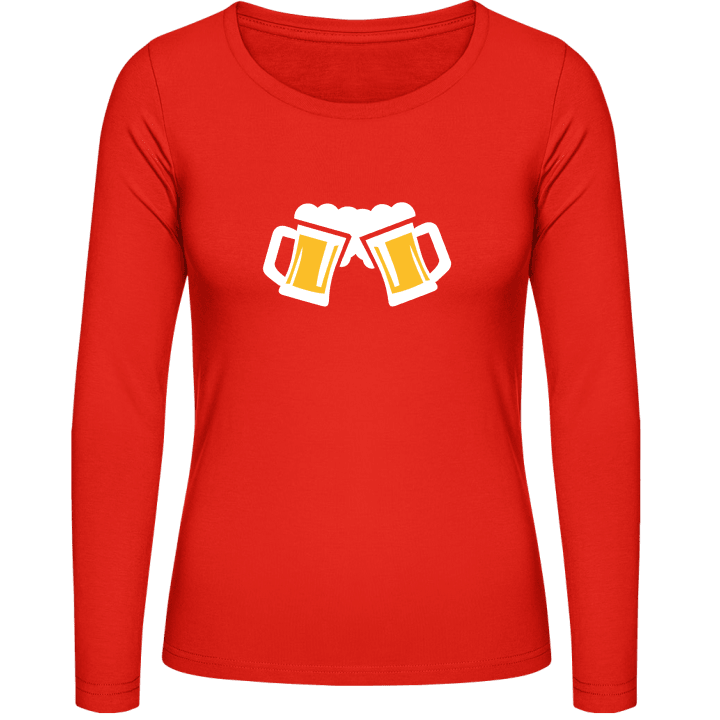 Beer Cheers T-shirt à manches longues pour femmes contain pic