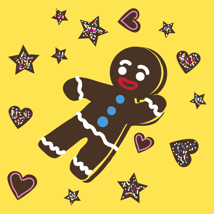 Gingerbread Man Illustration Hoodie 0 image
