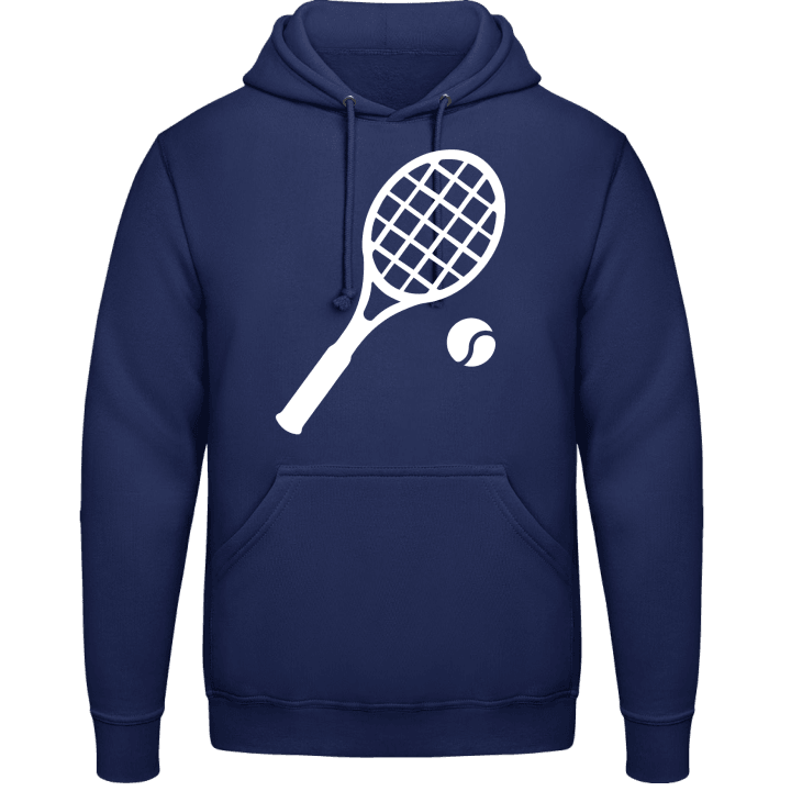 Tennis Racket and Ball Felpa con cappuccio contain pic