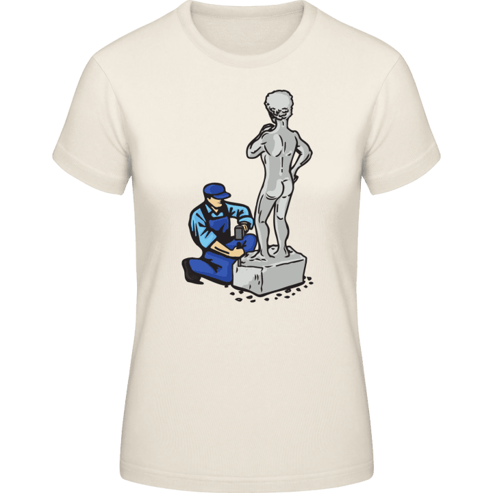 Sculptor Naked Man T-shirt pour femme contain pic