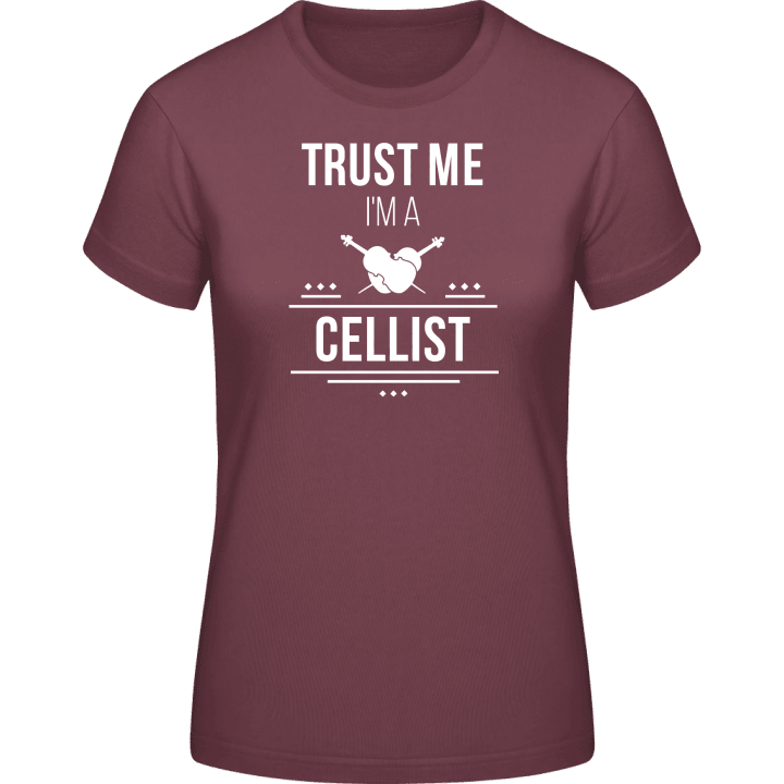 Trust Me I'm A Cellist Vrouwen T-shirt contain pic