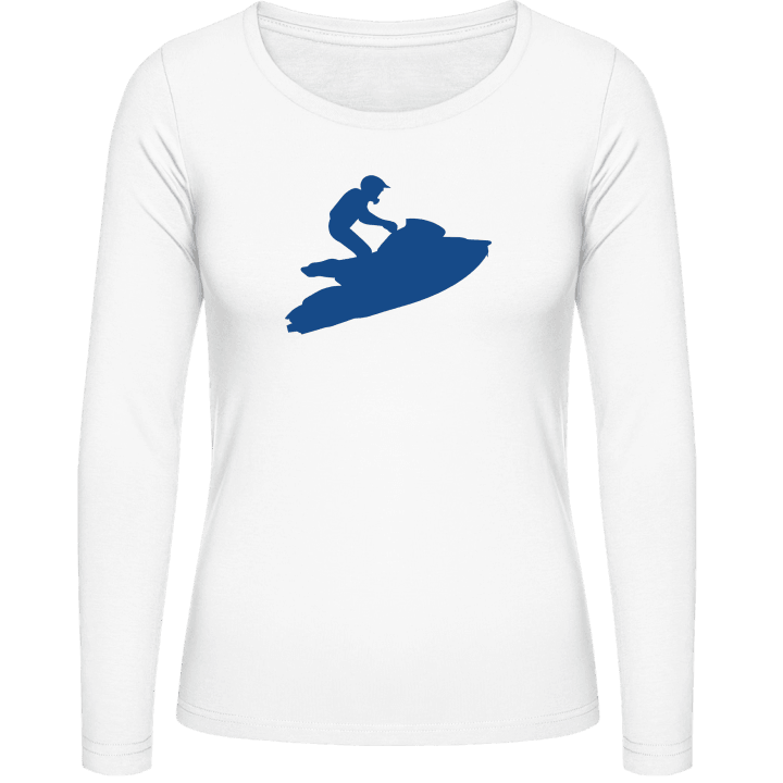 Jet Ski Rider Langermet skjorte for kvinner contain pic