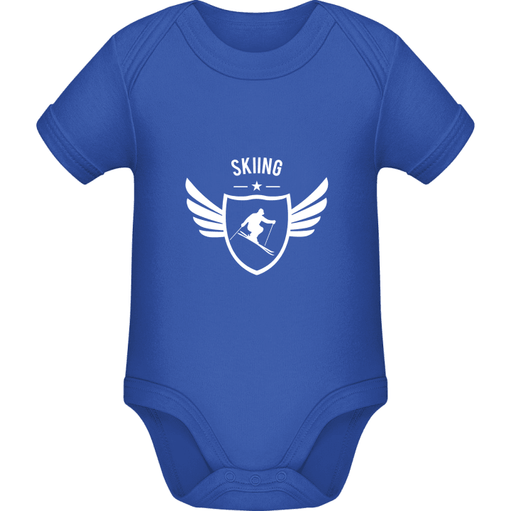 Skiing Winged Baby romper kostym contain pic