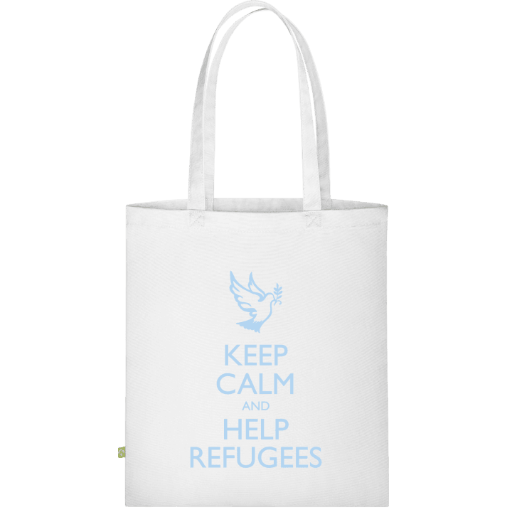Keep Calm And Help Refugees Väska av tyg contain pic