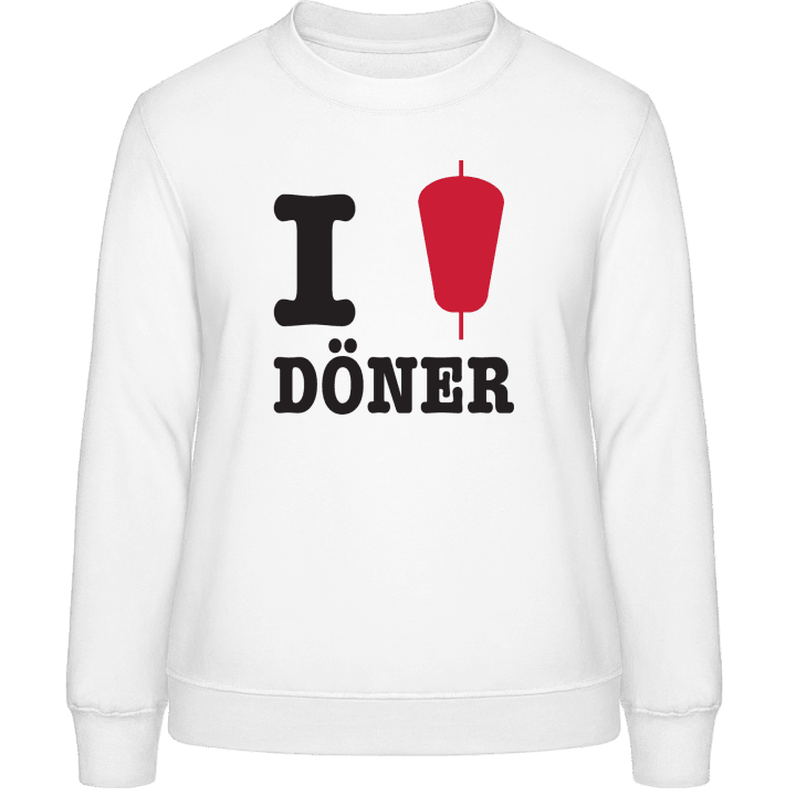 I Love Döner Frauen Sweatshirt contain pic