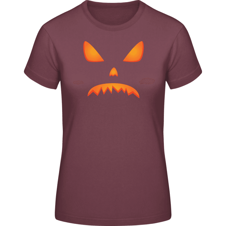 Angry Halloween Pumpkin Effect Frauen T-Shirt 0 image