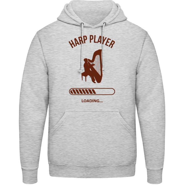 Harp Player Loading Felpa con cappuccio contain pic