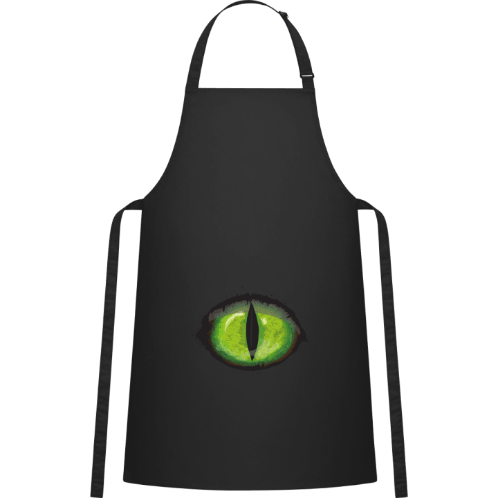 Scary Green Monster Eye Kitchen Apron 0 image