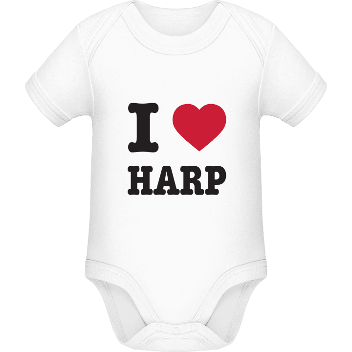 I Heart Harp Baby Strampler contain pic
