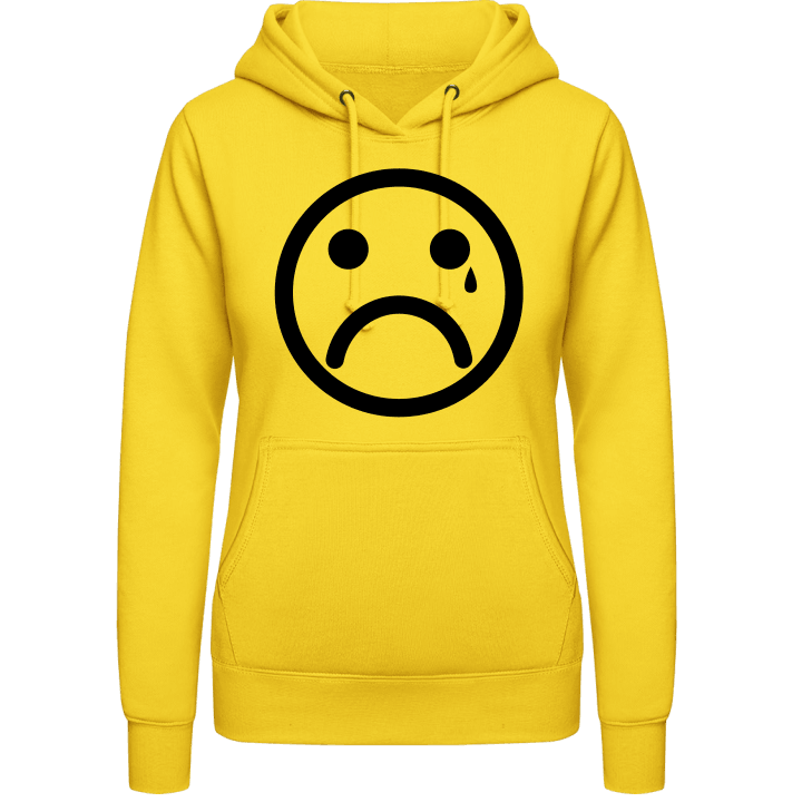 Crying Smiley Women Hoodie contain pic