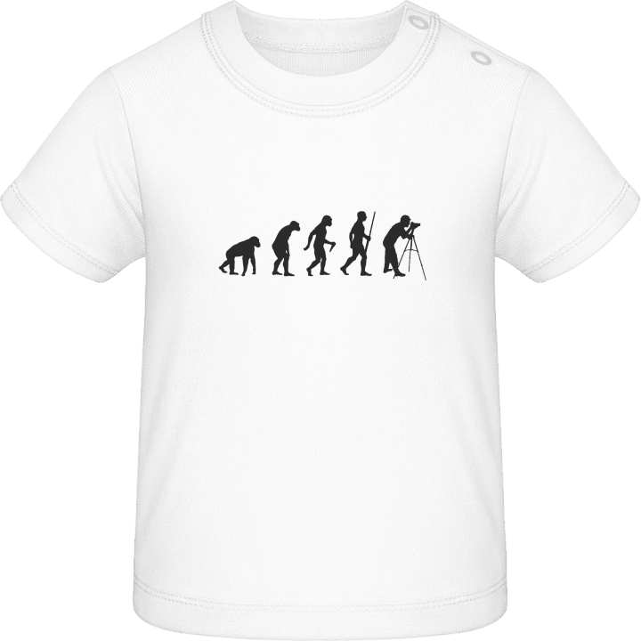 Oldschool Photographer Evolution Baby T-Shirt contain pic