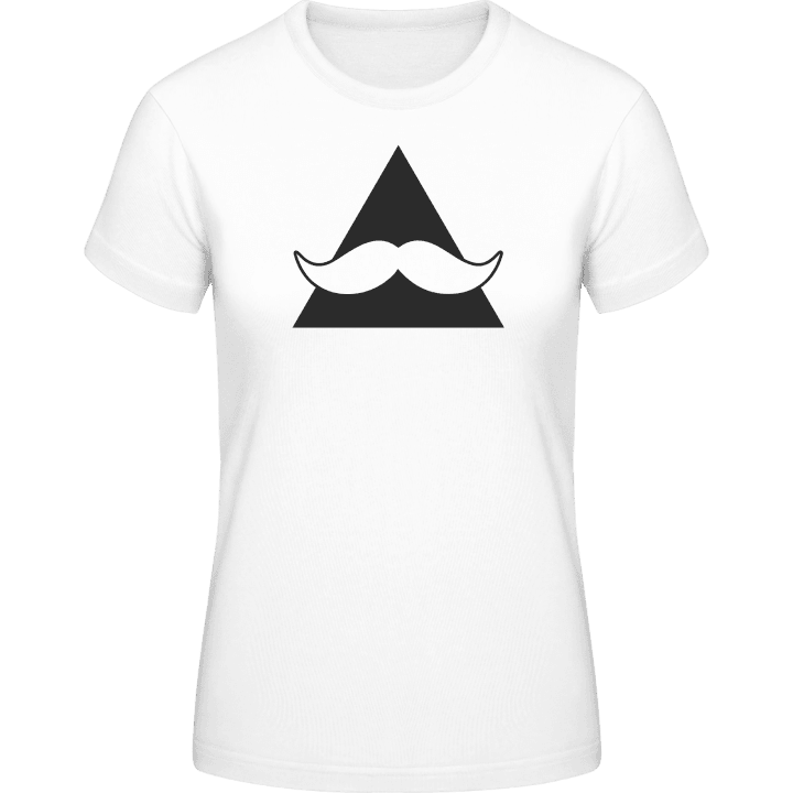 Mustache Triangle T-shirt pour femme contain pic