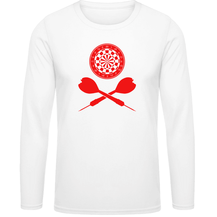 Crossed Darts with Target Camicia a maniche lunghe contain pic