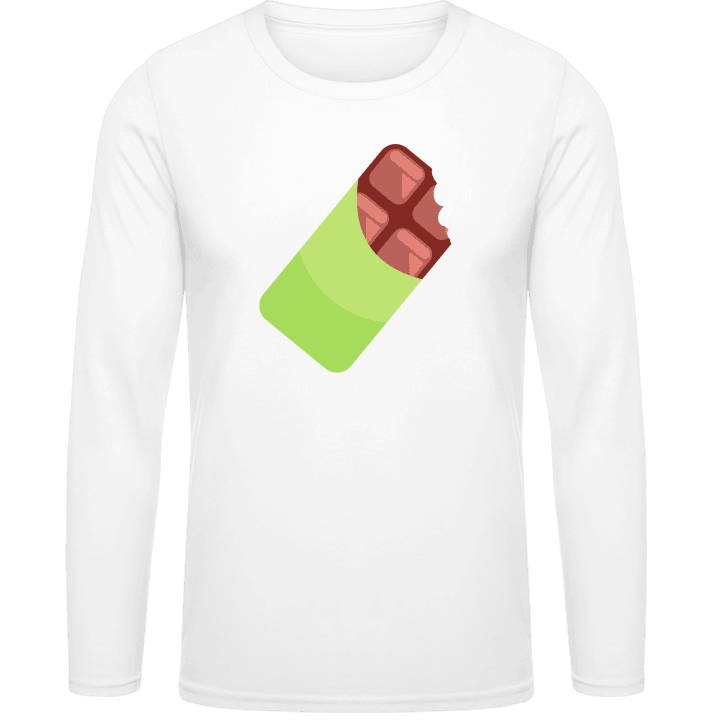 Chocolate Illustration Long Sleeve Shirt contain pic