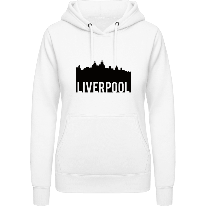 Liverpool City Skyline Felpa con cappuccio da donna 0 image