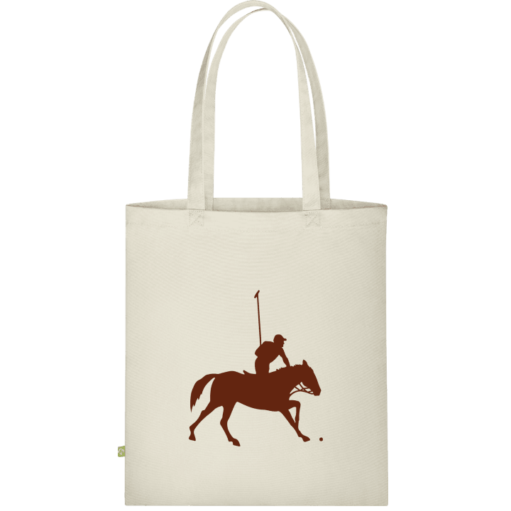 Polo Player Silhouette Stofftasche contain pic