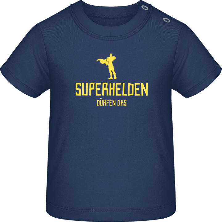 Superhelden dürfen das Baby T-Shirt contain pic