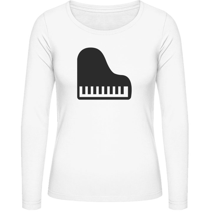 Piano Symbol Vrouwen Lange Mouw Shirt contain pic