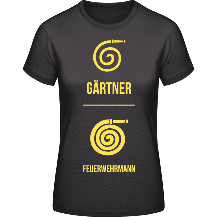 Gärtner vs Feuerwehrmann T-shirt pour femme contain pic