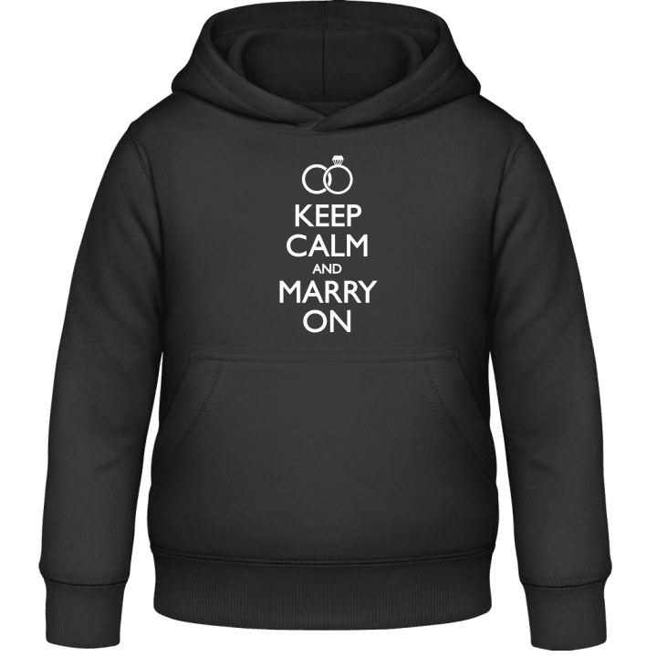 Keep Calm and Marry On Kids Hoodie contain pic