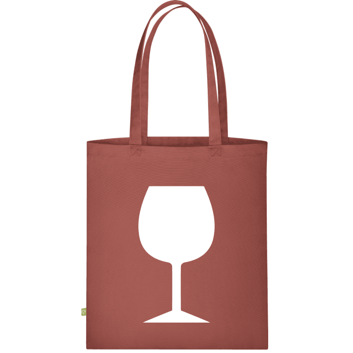 Wine Glas Silhouette Borsa in tessuto contain pic