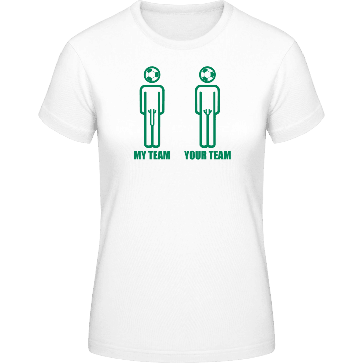 My Team Your Team Frauen T-Shirt contain pic