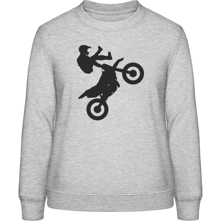 Motocross Silhouette Sweatshirt för kvinnor contain pic