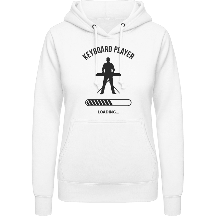 Keyboard Player Loading Women Hoodie contain pic