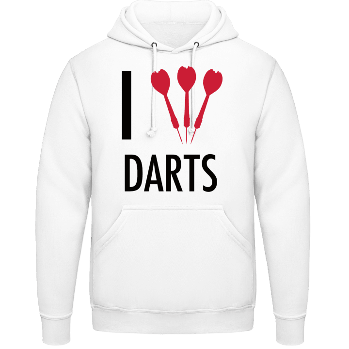 I Love Darts Sweat à capuche contain pic