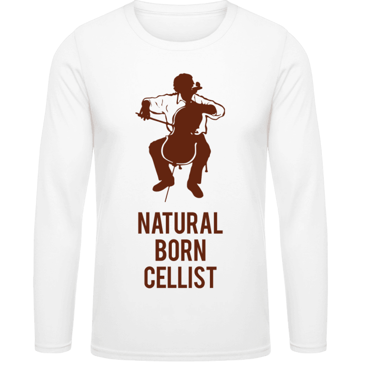 Natural Born Cellist Shirt met lange mouwen contain pic