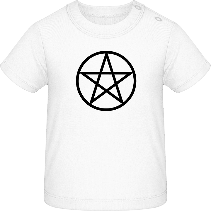 Pentagram in Circle Baby T-skjorte contain pic