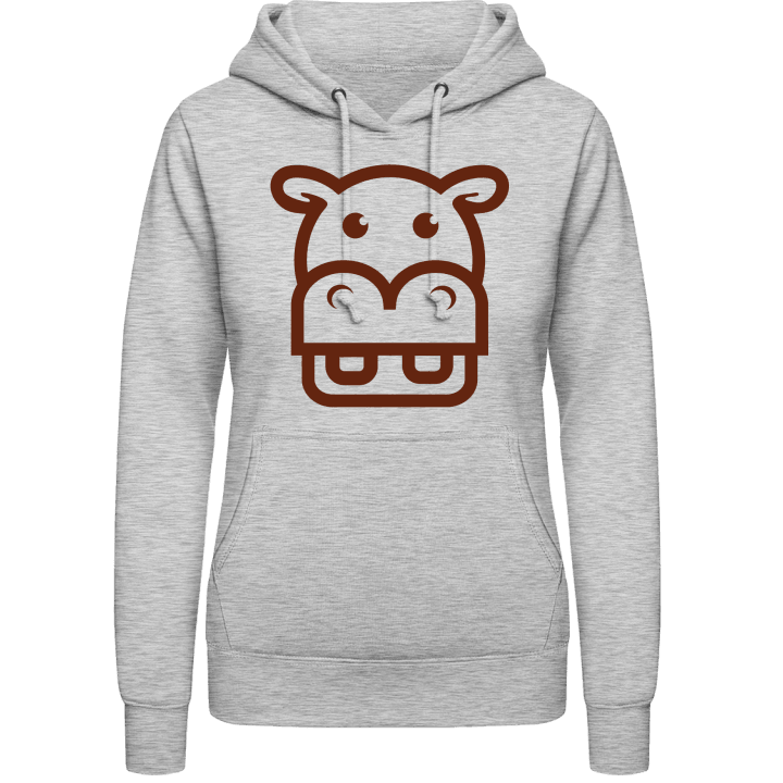 Hippo Face Icon Vrouwen Hoodie 0 image