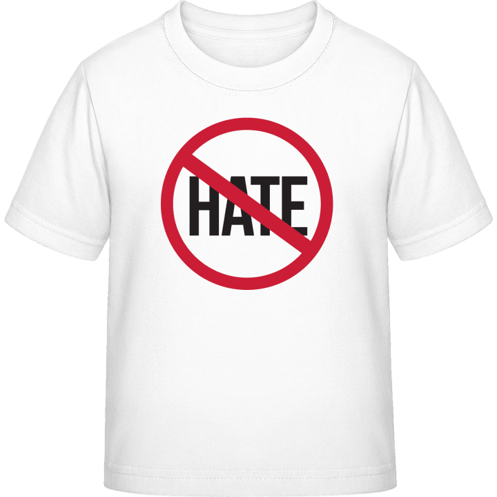 No Hate T-skjorte for barn contain pic