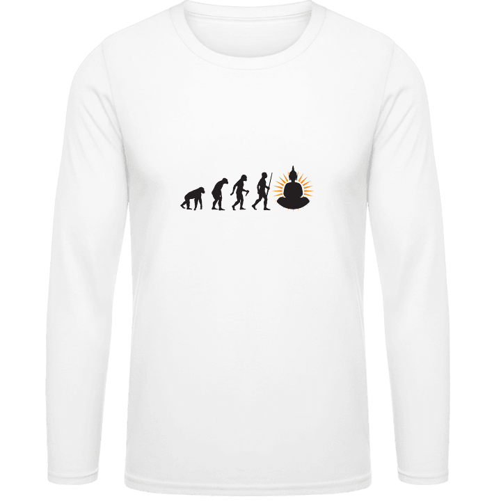 Buddha Meditation Evolution Langermet skjorte contain pic