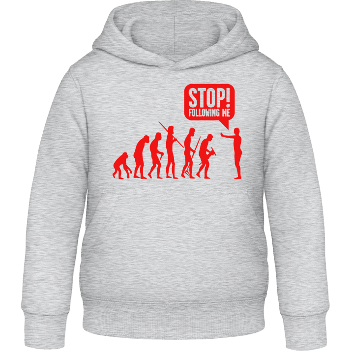 Stop Following Me Kids Hoodie contain pic
