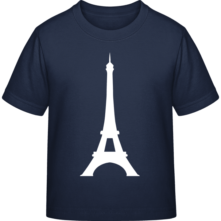 Eiffel Tower Silhouette Kinder T-Shirt contain pic