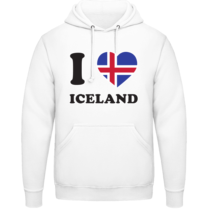 I Love Iceland Fan Hettegenser 0 image