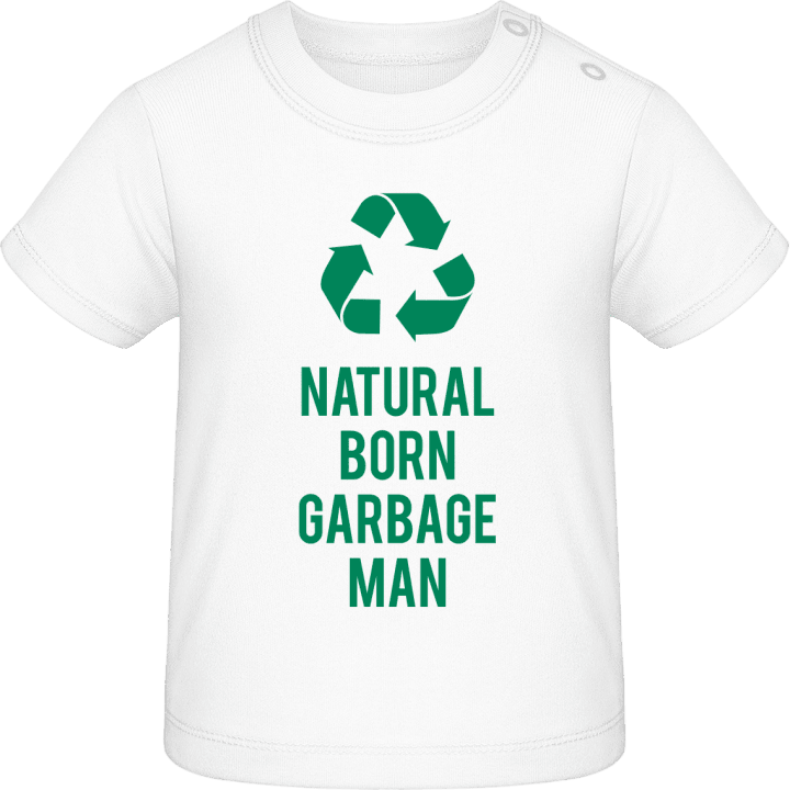 Natural Born Garbage Man Baby T-skjorte contain pic