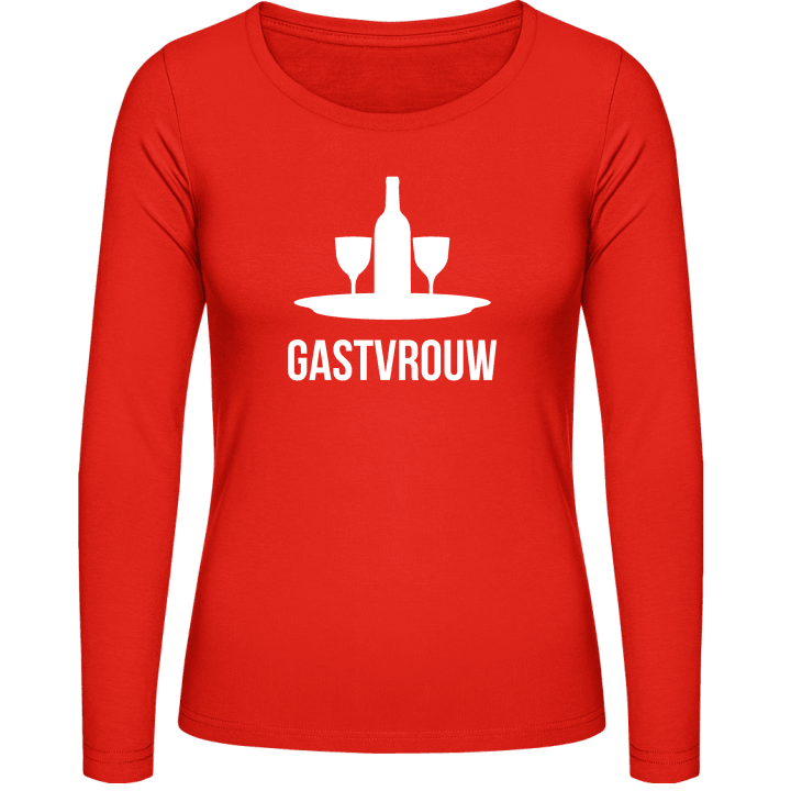 Gastvrouw Vrouwen Lange Mouw Shirt contain pic